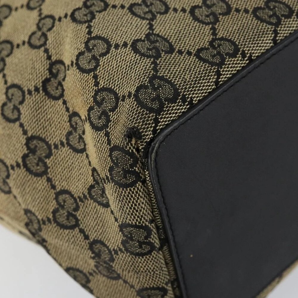 GUCCI GG Canvas Tote Bag Navy Gold 002 1098 3444 Auth ep11540 - Picture 13 of 16